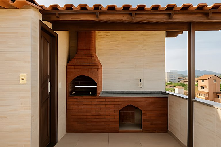 Cobertura Duplex Pé na Areia - Vista Deslumbrante