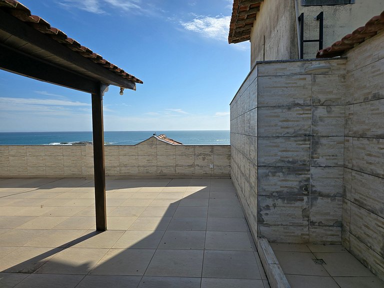 Cobertura Duplex Pé na Areia - Vista Deslumbrante