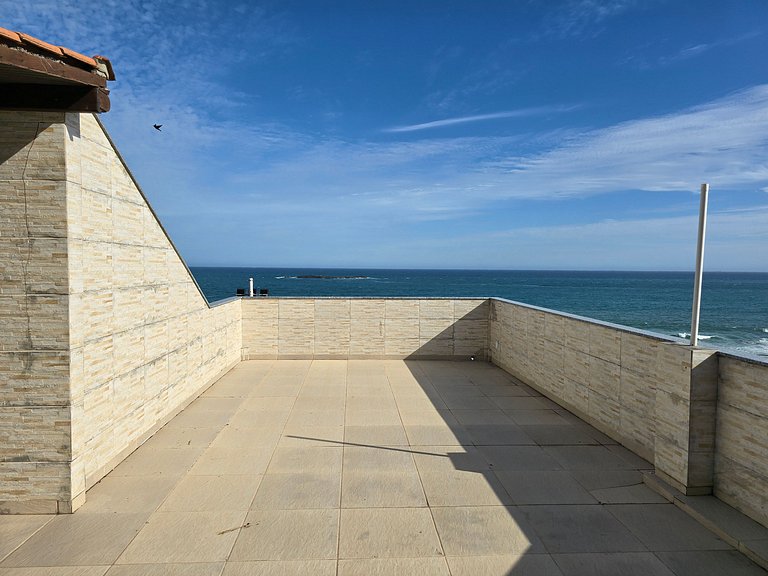 Cobertura Duplex Pé na Areia - Vista Deslumbrante