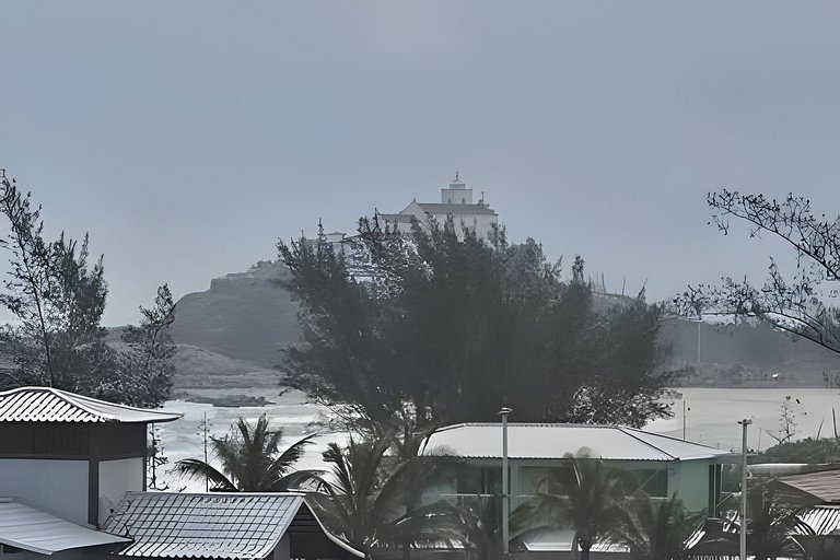 Cobertura de frente para o mar