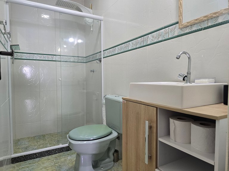 Cobertura de frente para o mar