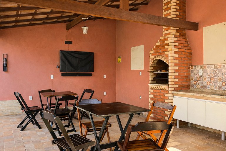 Casa 3 quartos com lazer para 10 em Bacaxá, Saquarema
