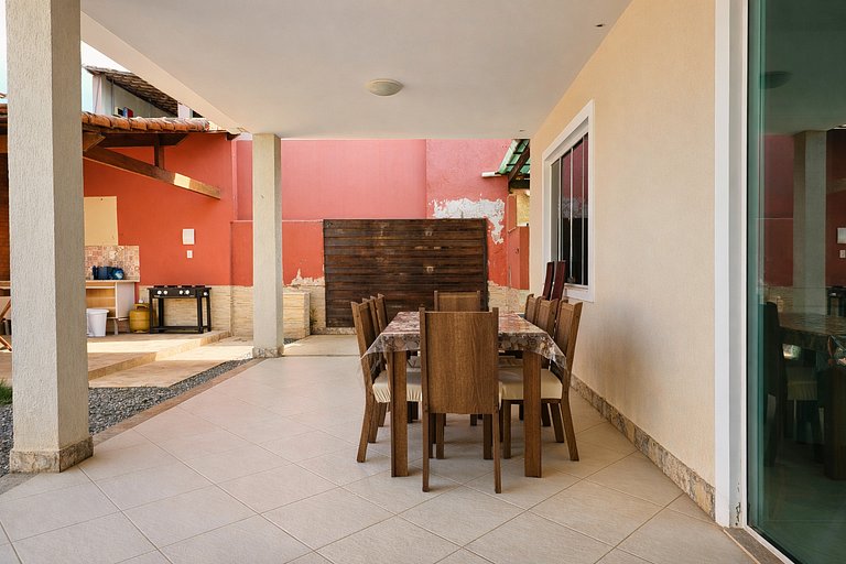Casa 3 quartos com lazer para 10 em Bacaxá, Saquarema