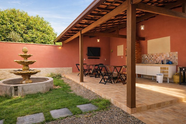 Casa Espaçosa e com Lazer