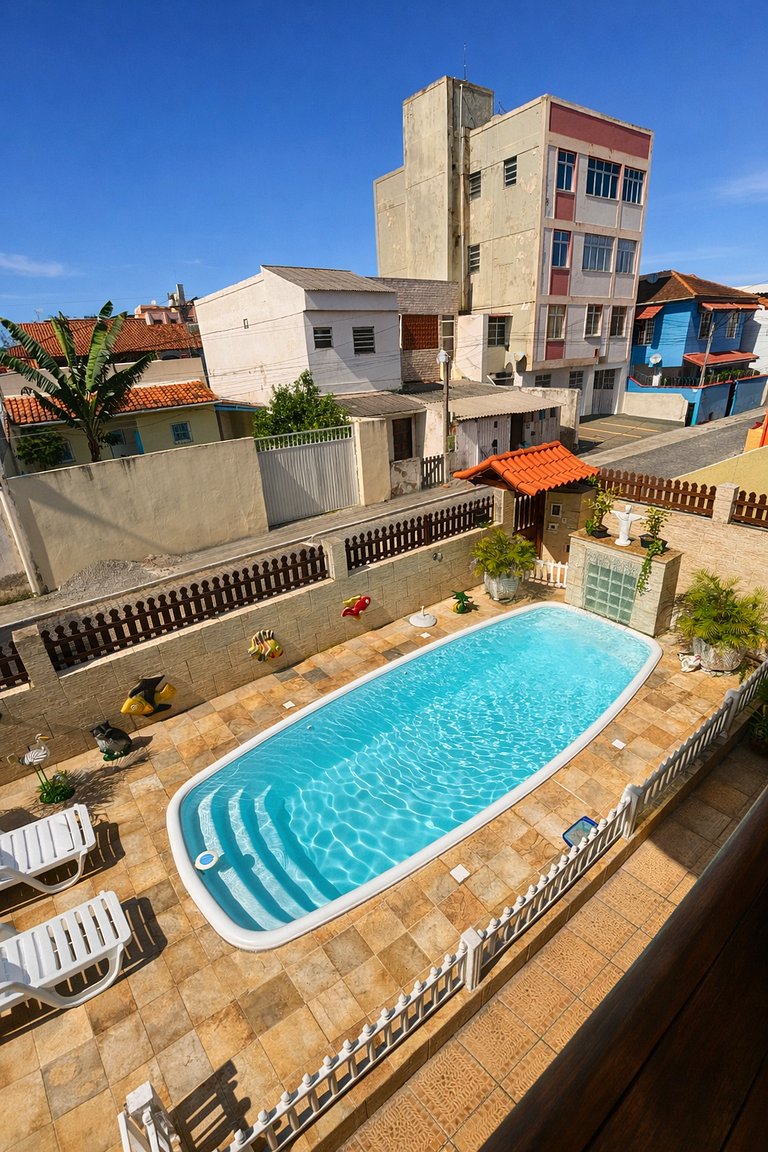 Casa ampla 6 quartos para 12 hóspedes no Centro, Saquarema