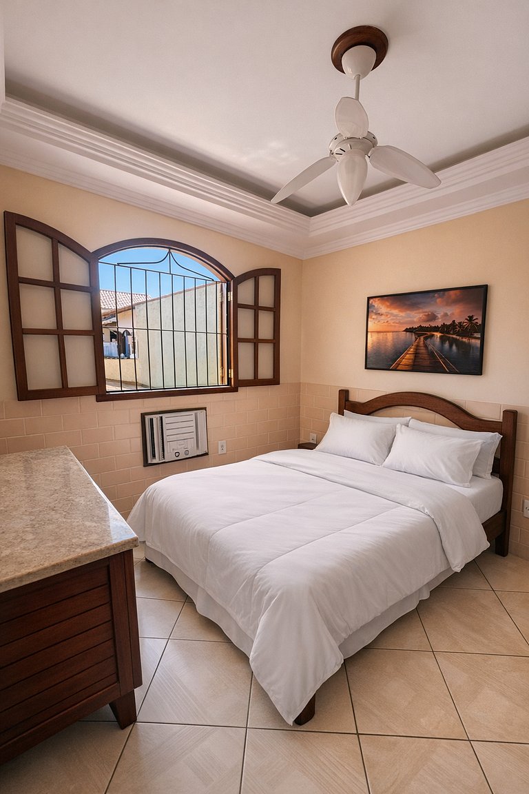 Casa ampla 6 quartos para 12 hóspedes no Centro, Saquarema