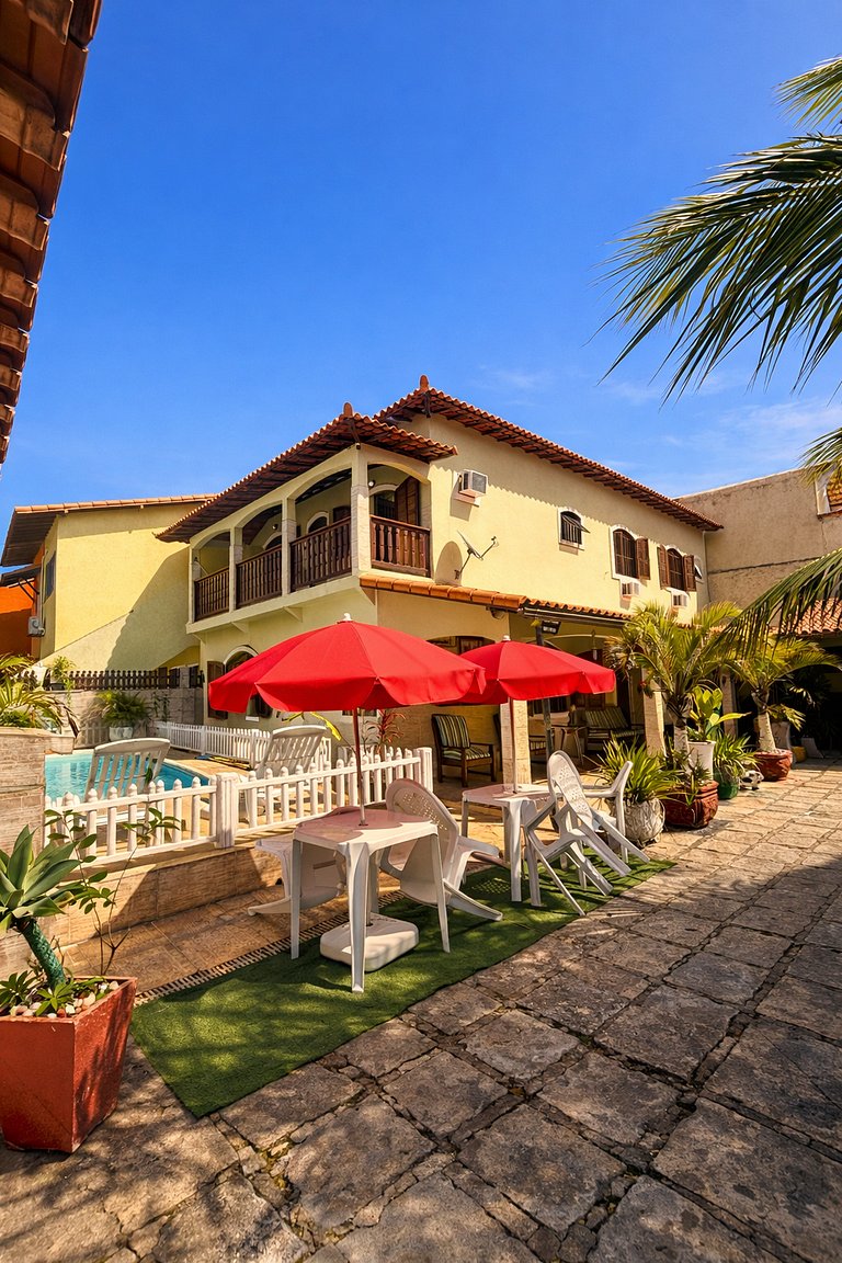 Casa Ampla Central Perto do Mar e da Lagoa