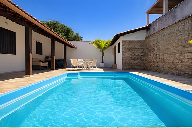 Casa 5 quartos com piscina para 15 no Boqueirão, Saquarema
