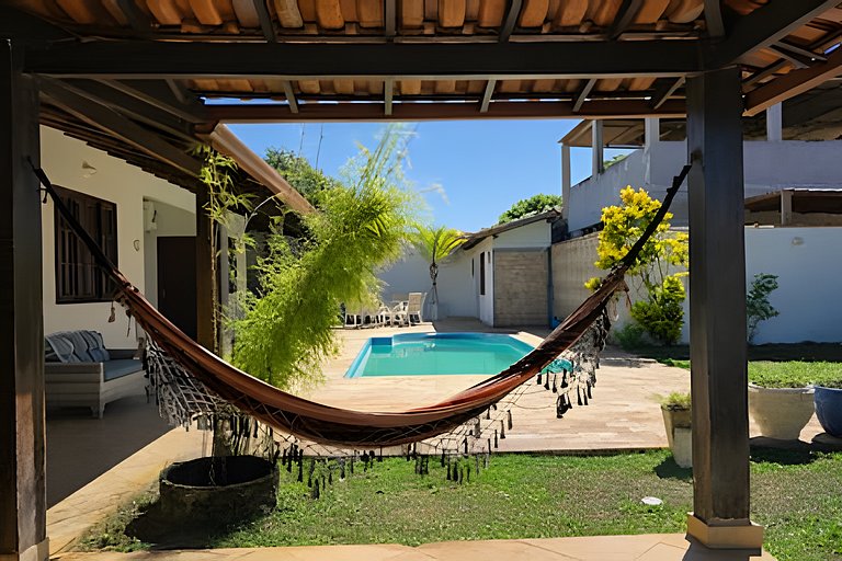 Casa 5 quartos com piscina para 15 no Boqueirão, Saquarema