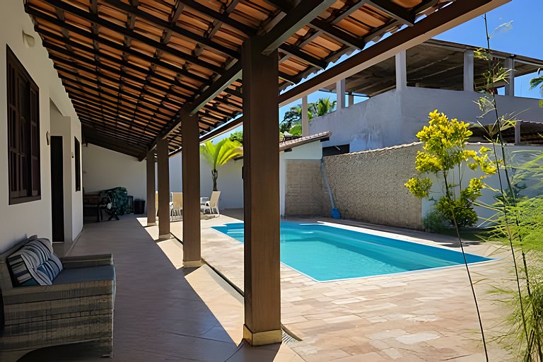 Casa 5 quartos com piscina para 15 no Boqueirão, Saquarema