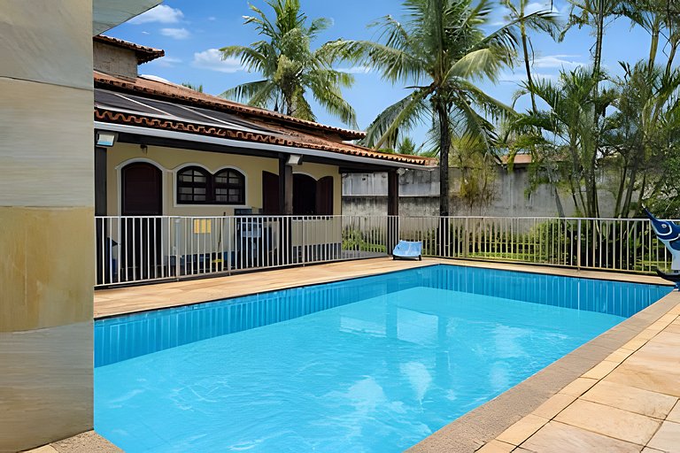 Casa 4 quartos para 8 com lazer em Itaúna, Saquarema