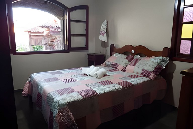 Casa 4 quartos para 8 com lazer em Itaúna, Saquarema