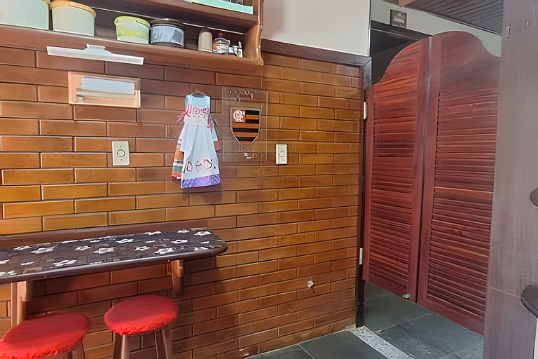 Casa 4 quartos para 8 com lazer em Itaúna, Saquarema