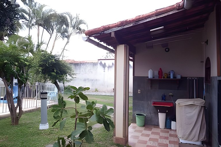 Casa 4 quartos para 8 com lazer em Itaúna, Saquarema