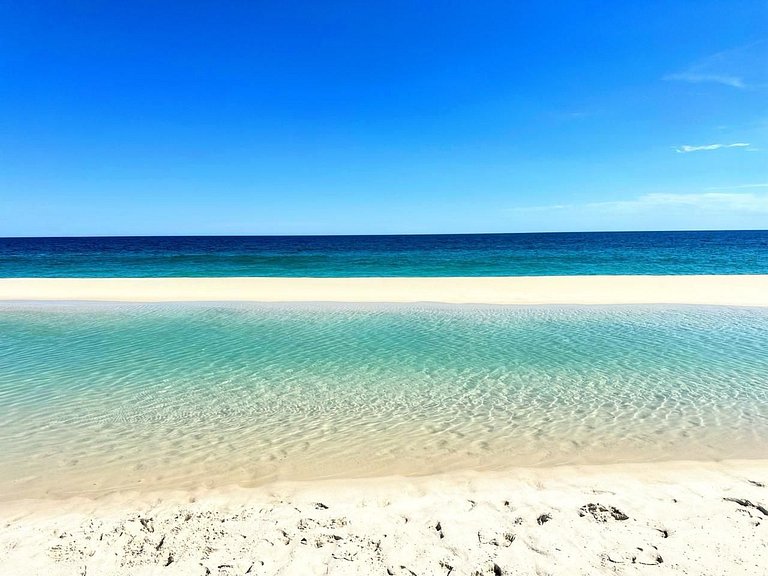 Casa 107 para 8 com ar e acesso à praia em Vilatur