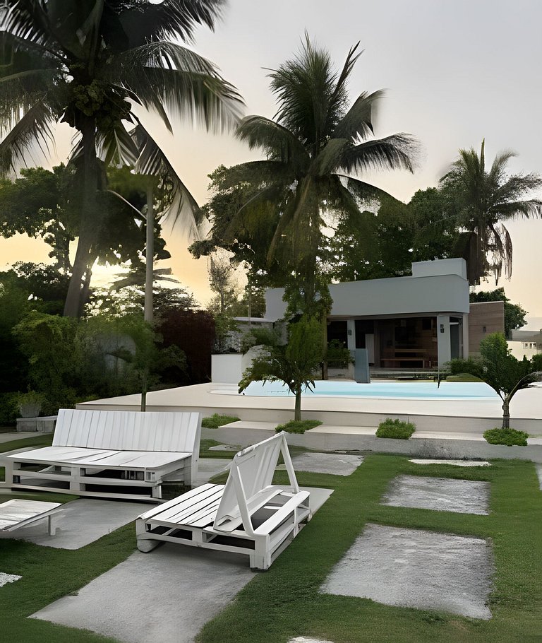 Ar-condicionado Área Gourmet Próximo à Praia