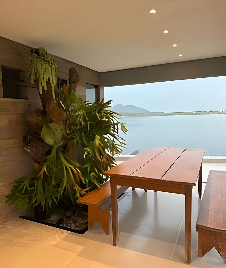 Ar-condicionado Área Gourmet Próximo à Praia