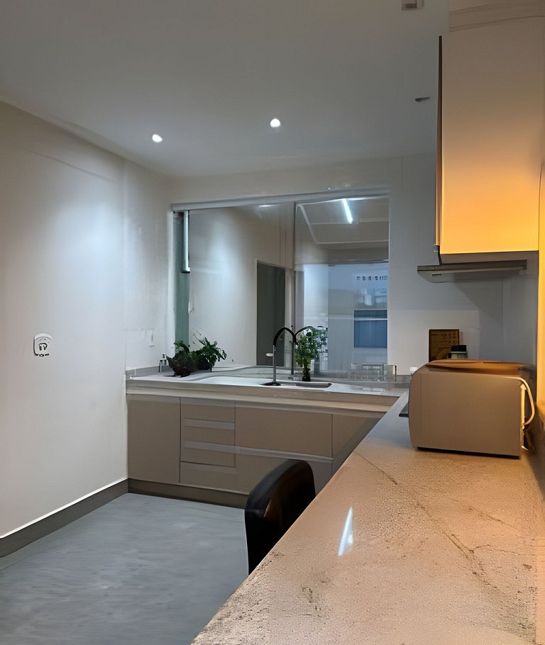 Ar-condicionado Área Gourmet Próximo à Praia