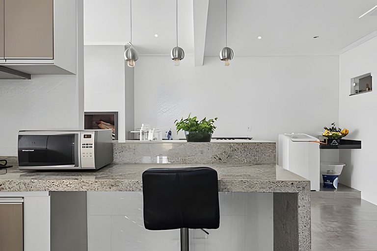 Ar-condicionado Área Gourmet Próximo à Praia