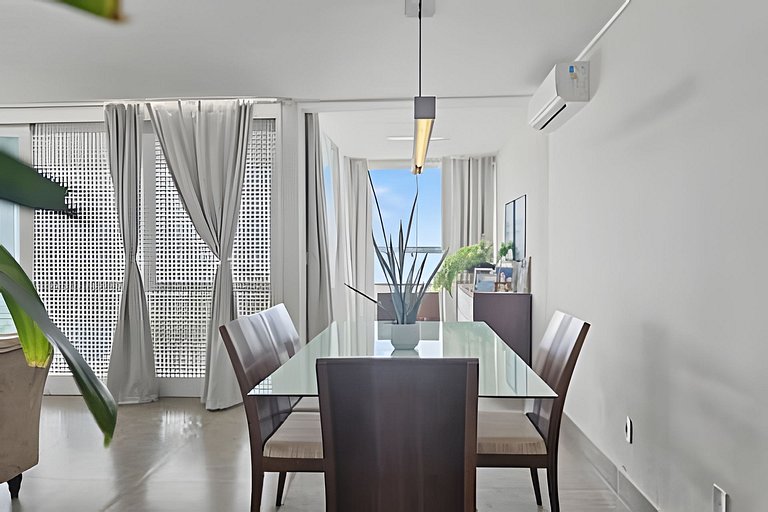 Ar-condicionado Área Gourmet Próximo à Praia