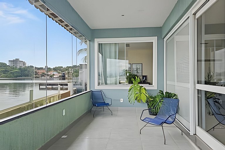 Ar-condicionado Área Gourmet Próximo à Praia