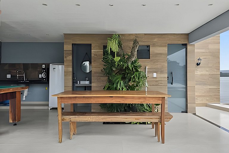 Ar-condicionado Área Gourmet Próximo à Praia