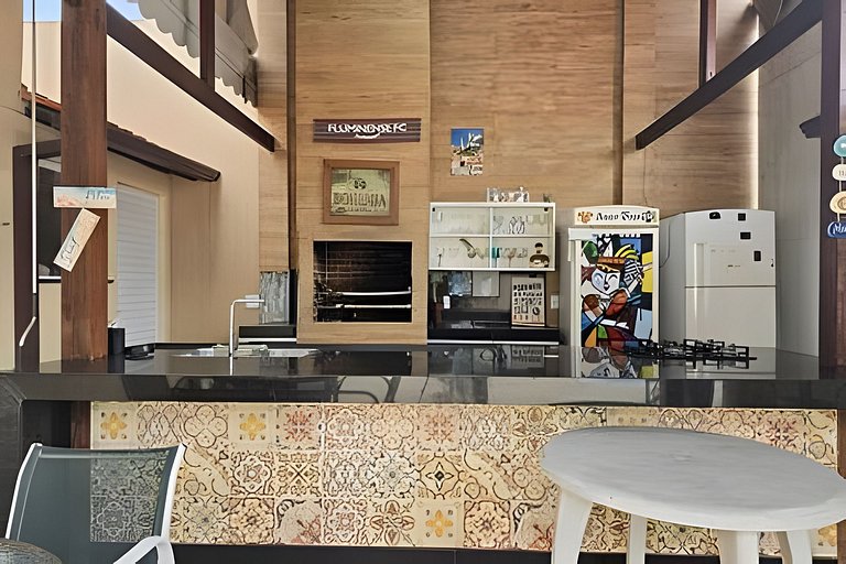 Casa 4 quartos com piscina para 11 em Itaúna, Saquarema