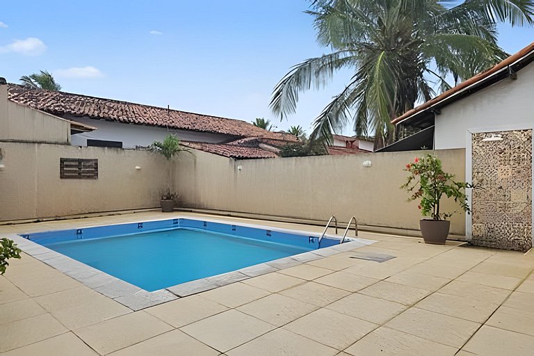 Casa 4 quartos com piscina para 11 em Itaúna, Saquarema