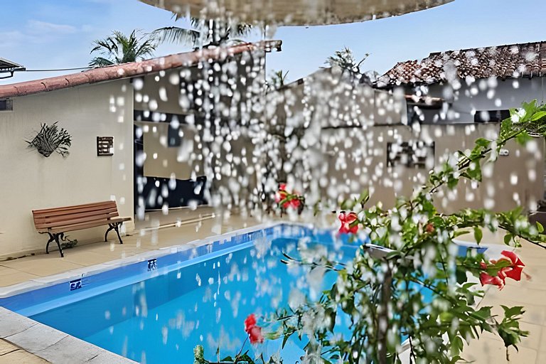 Casa 4 quartos com piscina para 11 em Itaúna, Saquarema
