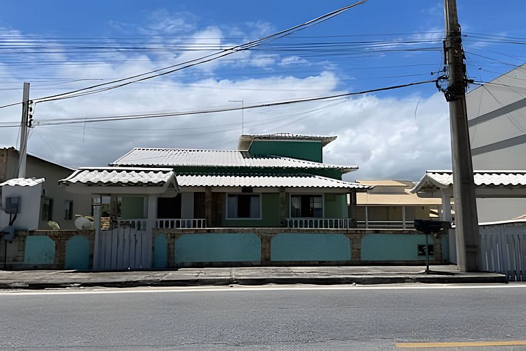 Casa 3 quartos com piscina frente mar no Boqueirão