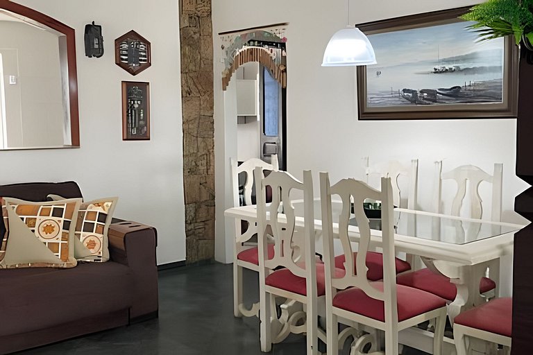 Casa 3 quartos com piscina frente mar no Boqueirão