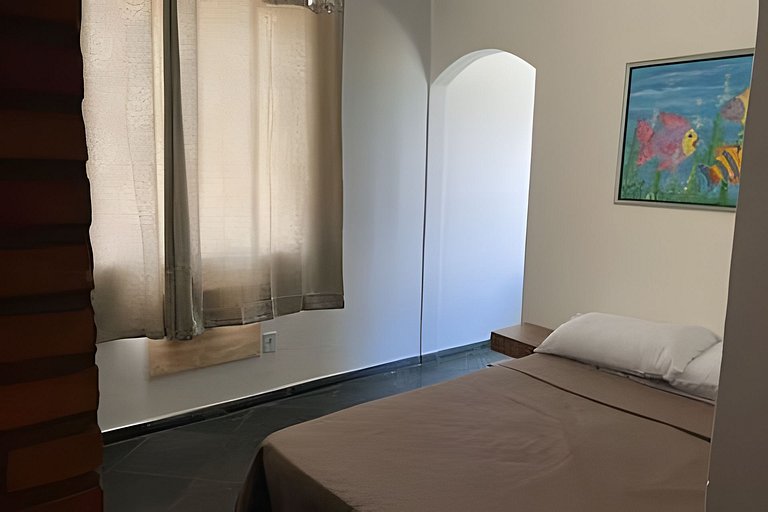 Casa 3 quartos com piscina frente mar no Boqueirão