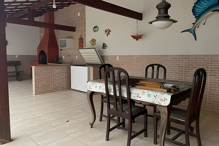Casa 3 quartos com piscina frente mar no Boqueirão