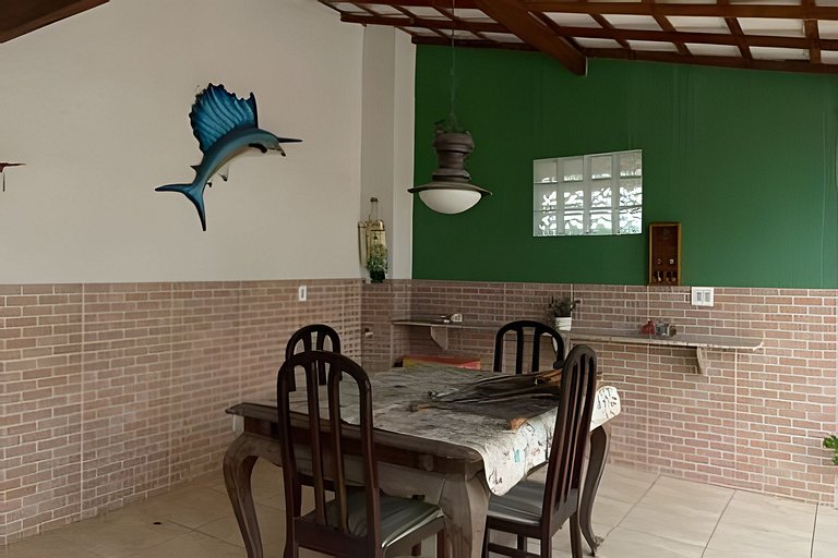 Casa 3 quartos com piscina frente mar no Boqueirão