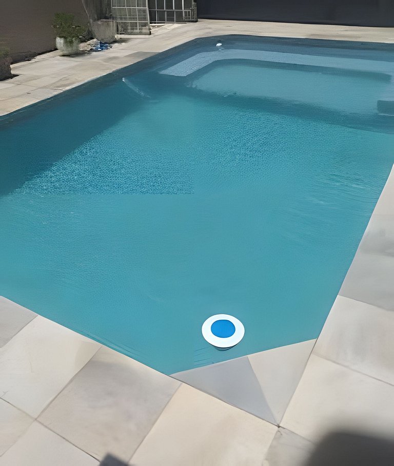 Casa 3 quartos com piscina frente mar no Boqueirão