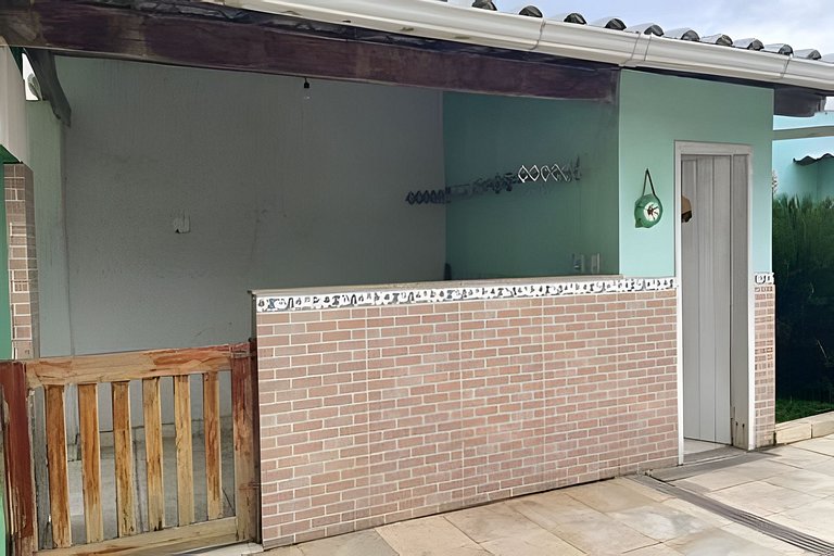 Casa 3 quartos com piscina frente mar no Boqueirão