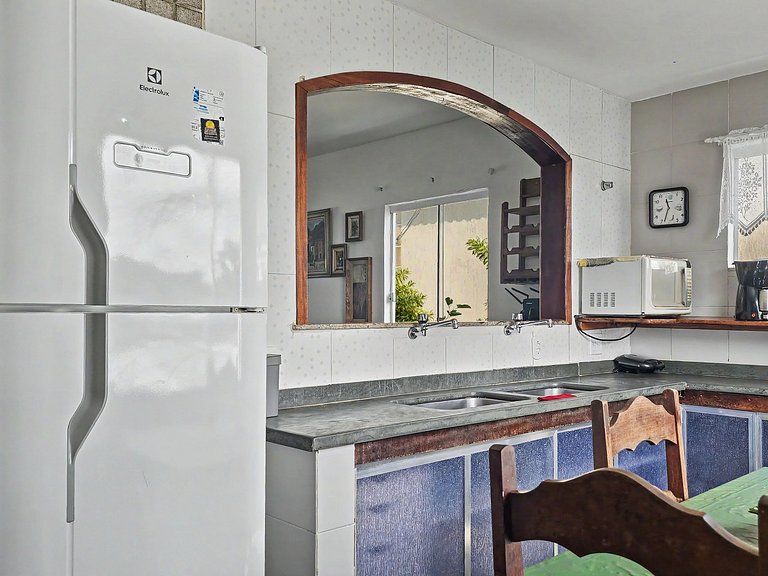 Casa 3 quartos com piscina frente mar no Boqueirão