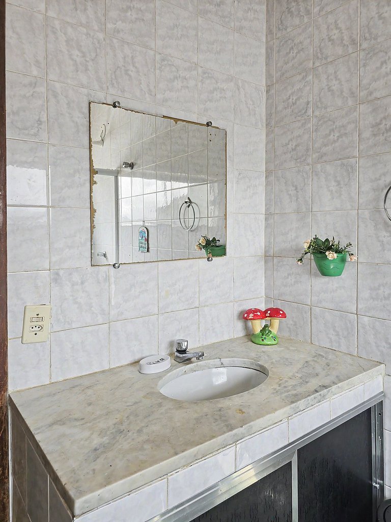 Casa 3 quartos com piscina frente mar no Boqueirão