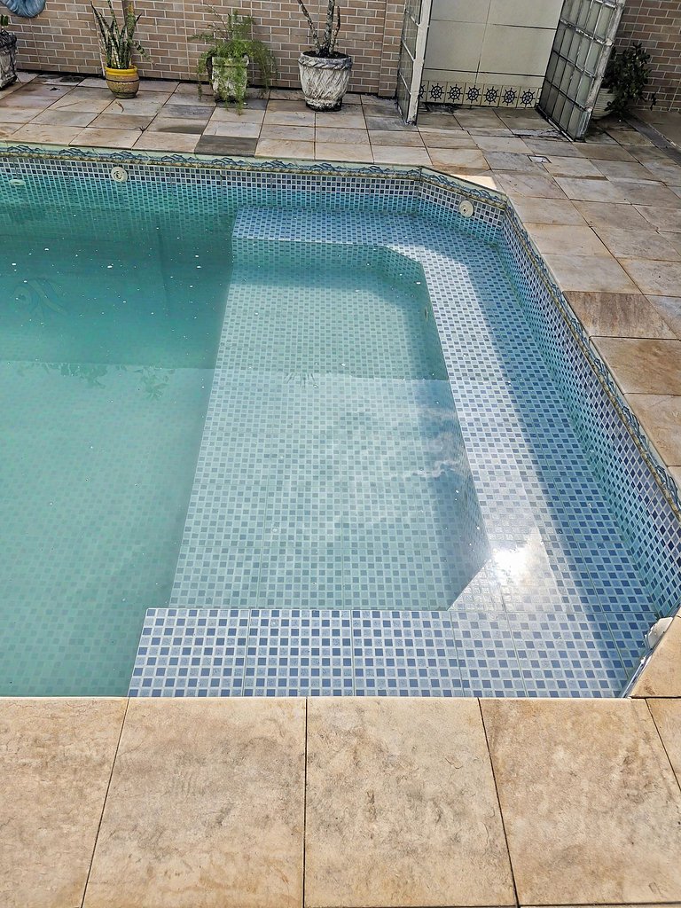 Casa 3 quartos com piscina frente mar no Boqueirão