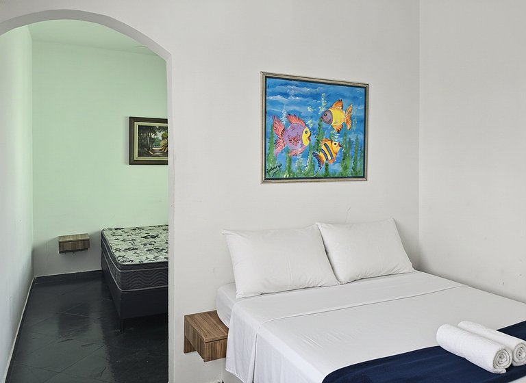 Casa 3 quartos com piscina frente mar no Boqueirão