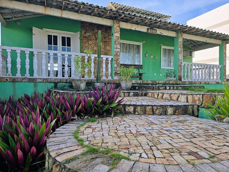 Casa 3 quartos com piscina frente mar no Boqueirão