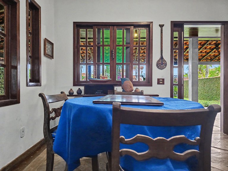 Mansão 4 quartos com piscina para 16 em Itaúna, Saquarema