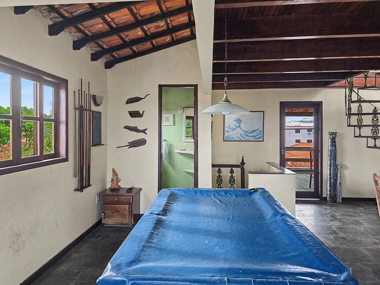 Mansão 4 quartos com piscina para 16 em Itaúna, Saquarema