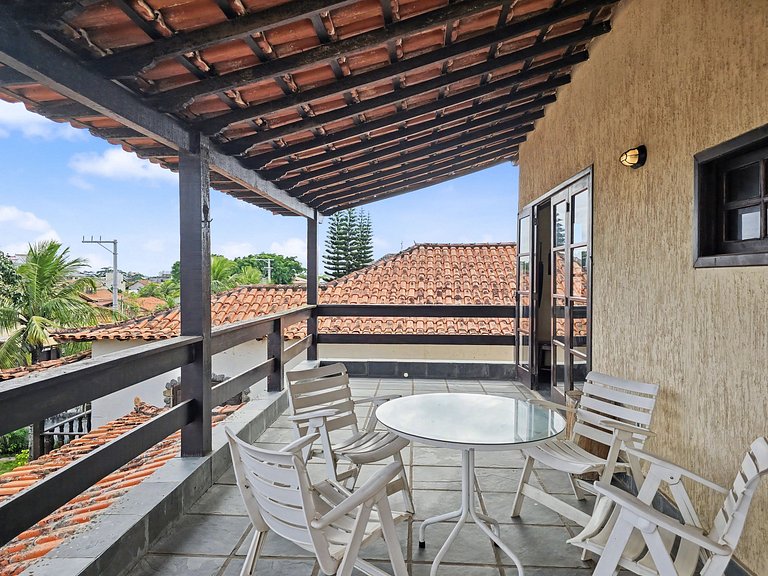 Mansão 4 quartos com piscina para 16 em Itaúna, Saquarema