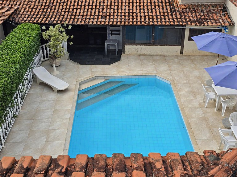 Mansão 4 quartos com piscina para 16 em Itaúna, Saquarema