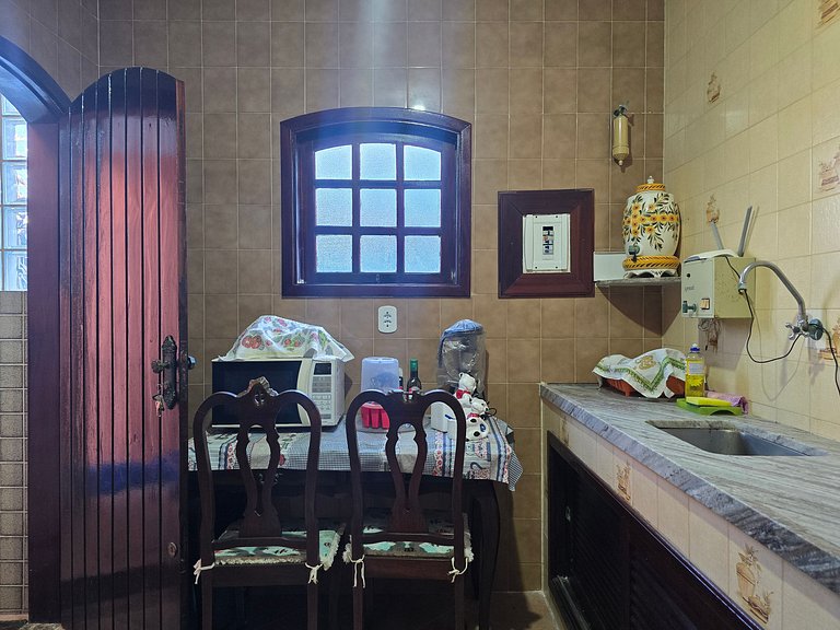 Casa 5 quartos com piscina para 16 no Boqueirão, Saquarema