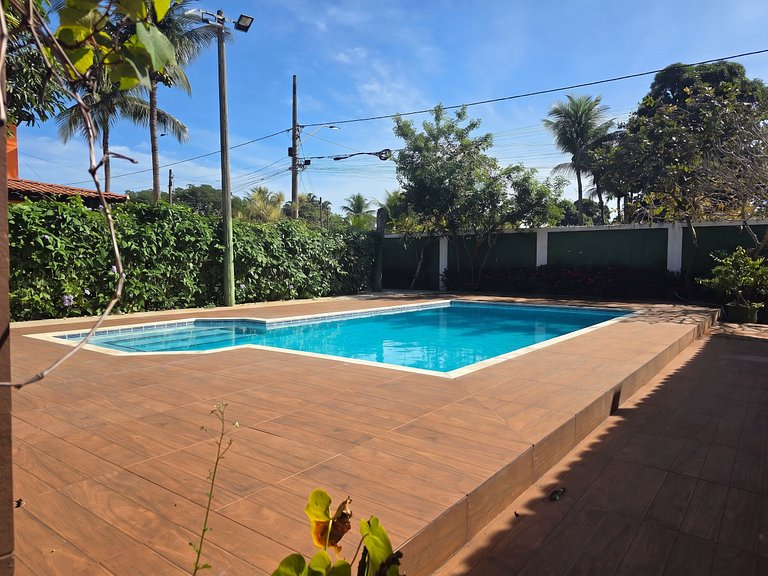 Casa 5 quartos com piscina para 16 no Boqueirão, Saquarema