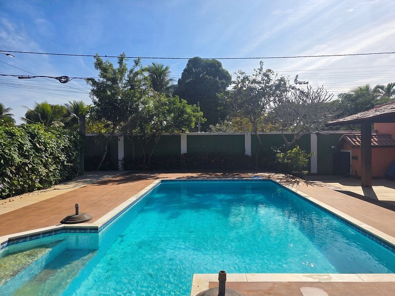 Casa 5 quartos com piscina para 16 no Boqueirão, Saquarema