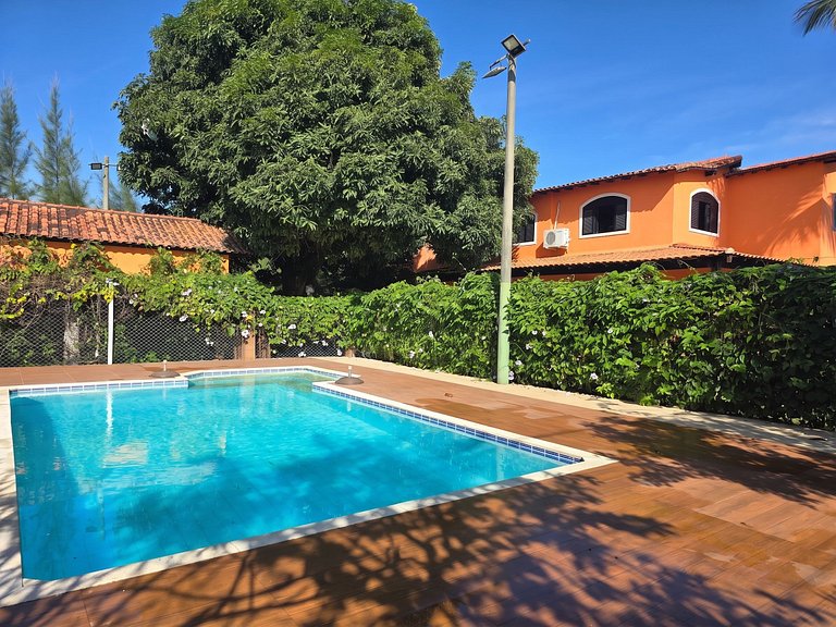 Casa 5 quartos com piscina para 16 no Boqueirão, Saquarema