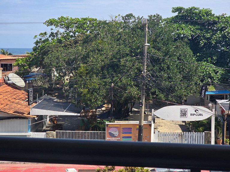 Apê 208 no surf point da WSL em Itaúna, Saquarema